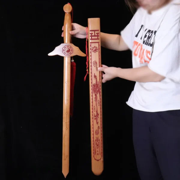 Traditional Chinese Peach Wood Sword Toy