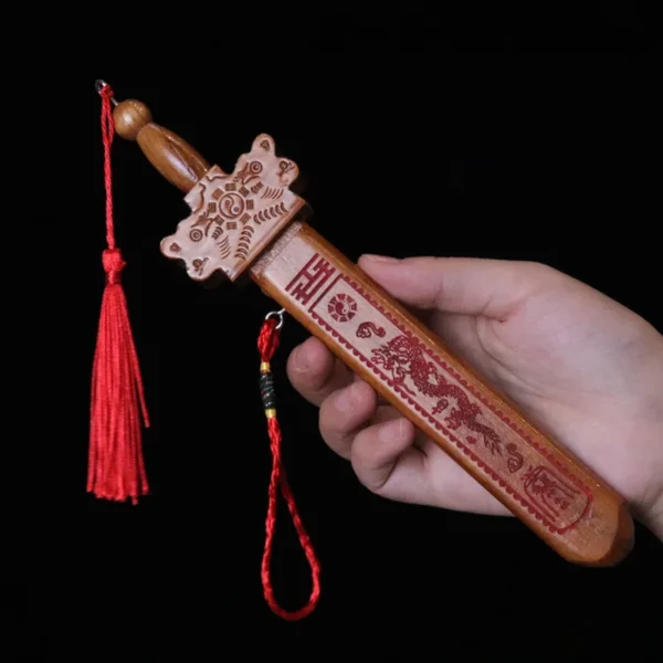 Traditional Chinese Peach Wood Sword Toy